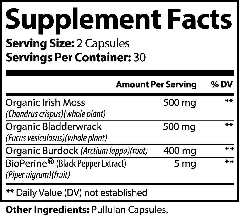 Sea Moss by 500vitamins
