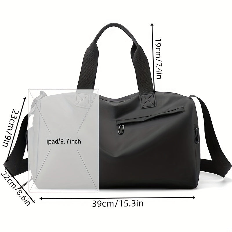 Waterproof Travel Bag, Large Capacity Handbag For Men, Lightweight Sport Fitness Bag With Multi Compartment