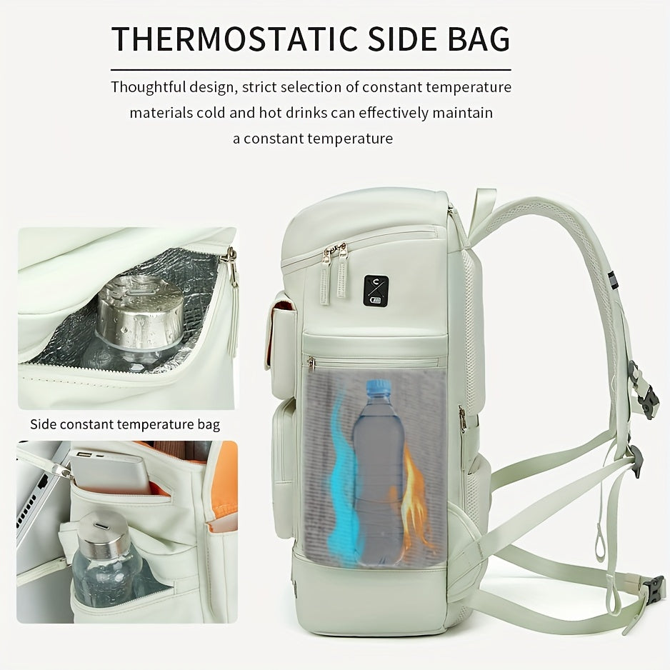 Large Capacity Travel Backpack, bag with Dry and Wet Separation, Shoes Compartment, Waterproof, Trendy, and Ideal for Daily Use