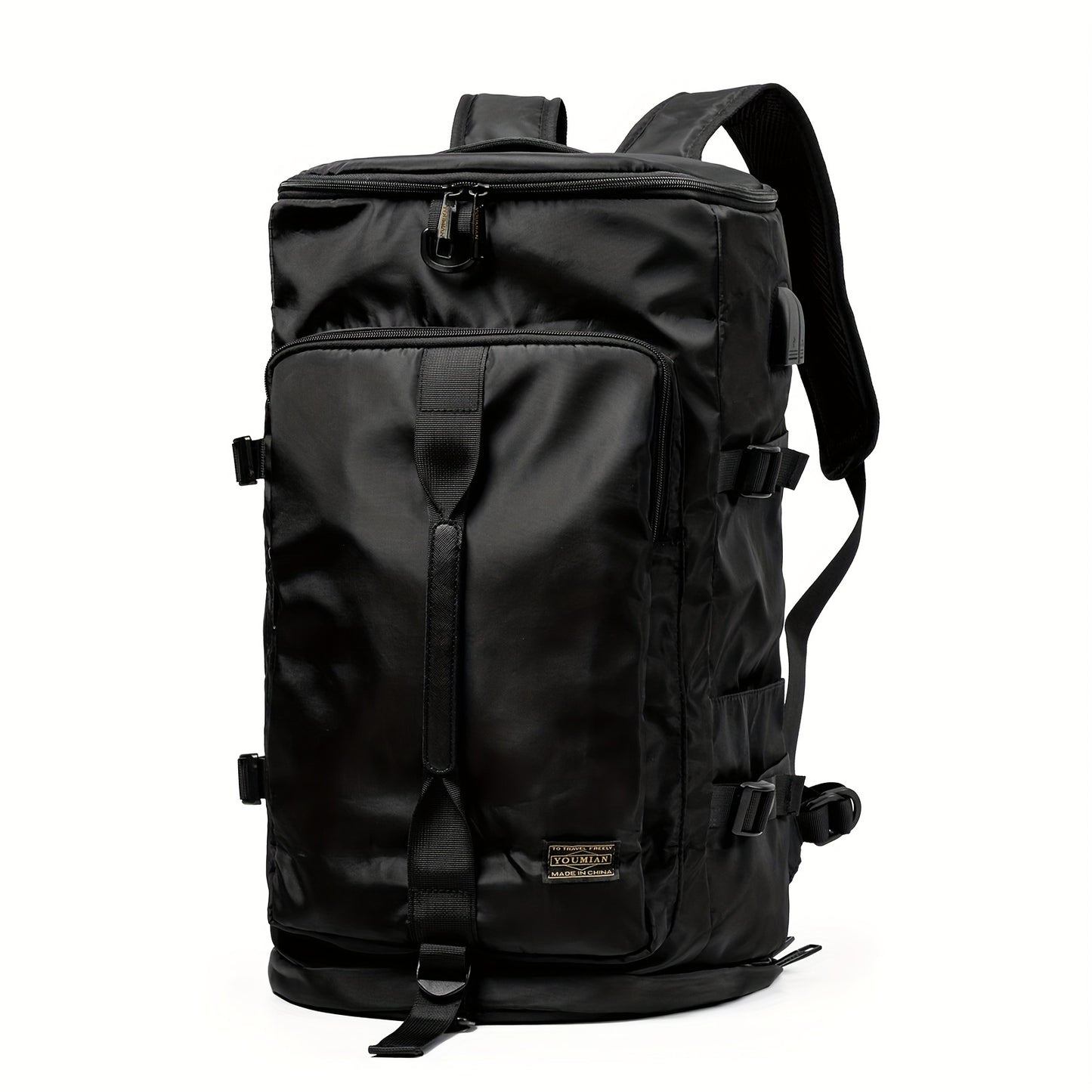 Versatile Waterproof Backpack - High-Capacity, Wet/Dry Separation, Shoe Compartment, Sport & Business Travel Ready