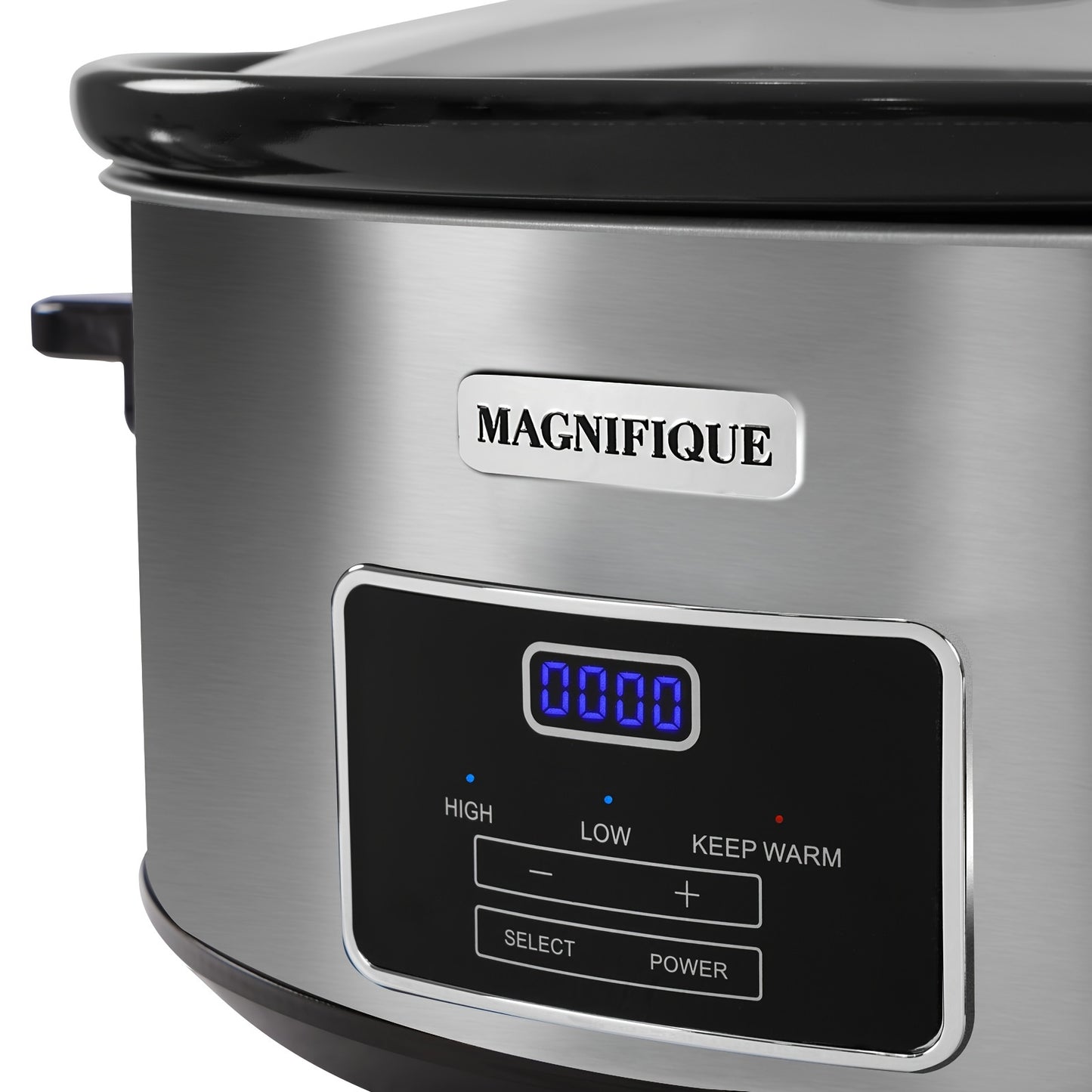 10+ Person 8-Quart Digital Programmable Slow Cooker - Advanced Timer, Heat Control, and Keep Warm Function - Perfect for Family Dinners