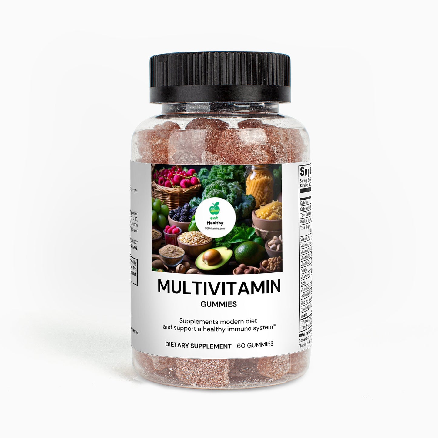 Multivitamin Bear Gummies, help enhance memory, heart health, boost immune system Adult)