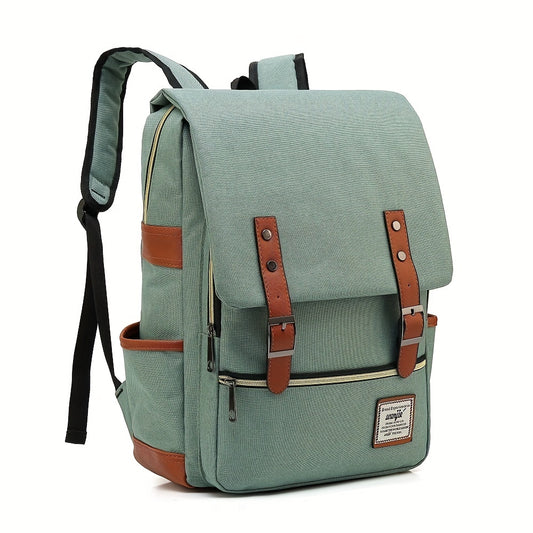 Versatile Explorer Backpack - Spacious, Water-Resistant, Multi-Compartment Design with Belt Decoration, Padded Shoulder Straps