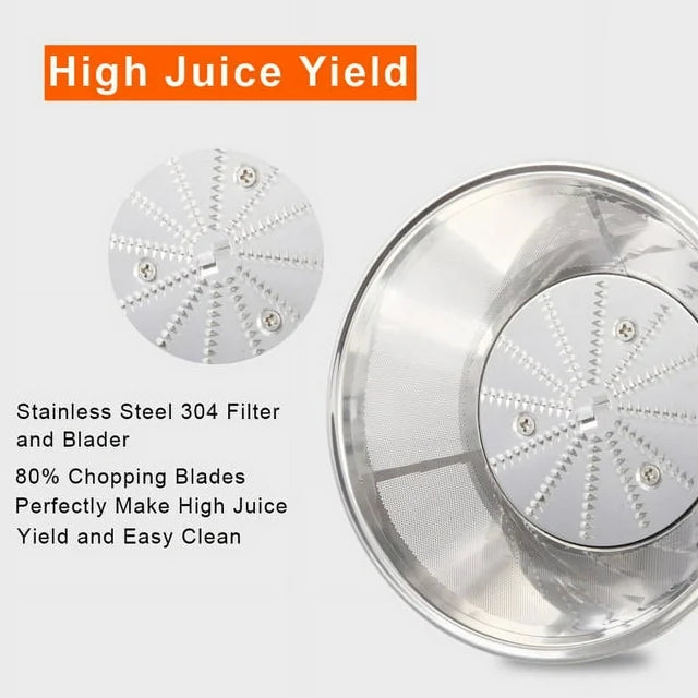 Clearance SALE 800W Juicer Extractor Easy Clean, 3 Speed Control, Stainless Steel Juicers