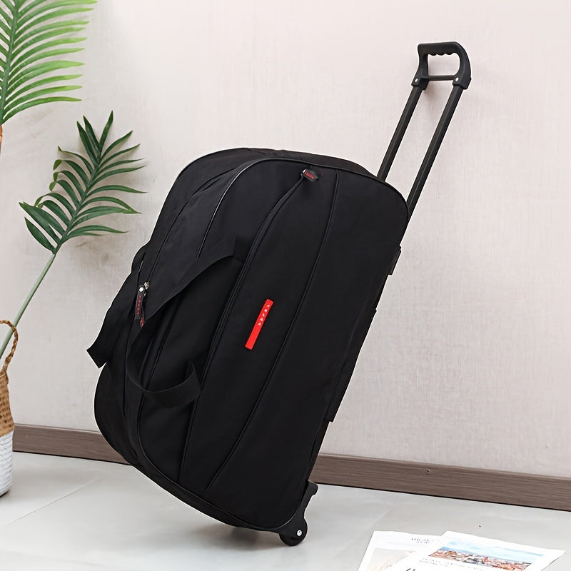 Foldable Trolley Bag, Travel Storage Bag, Lightweight Handbag, Oxford Cloth Large Capacity Luggage Bag