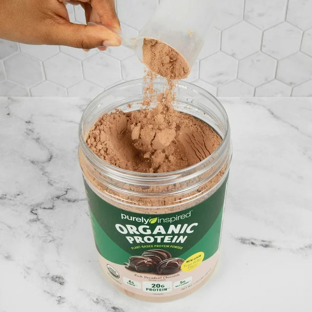 Purely Inspired Organic Plant-Based Protein Powder, Chocolate, 22g Protein, 1.35 lbs, 16 Servings