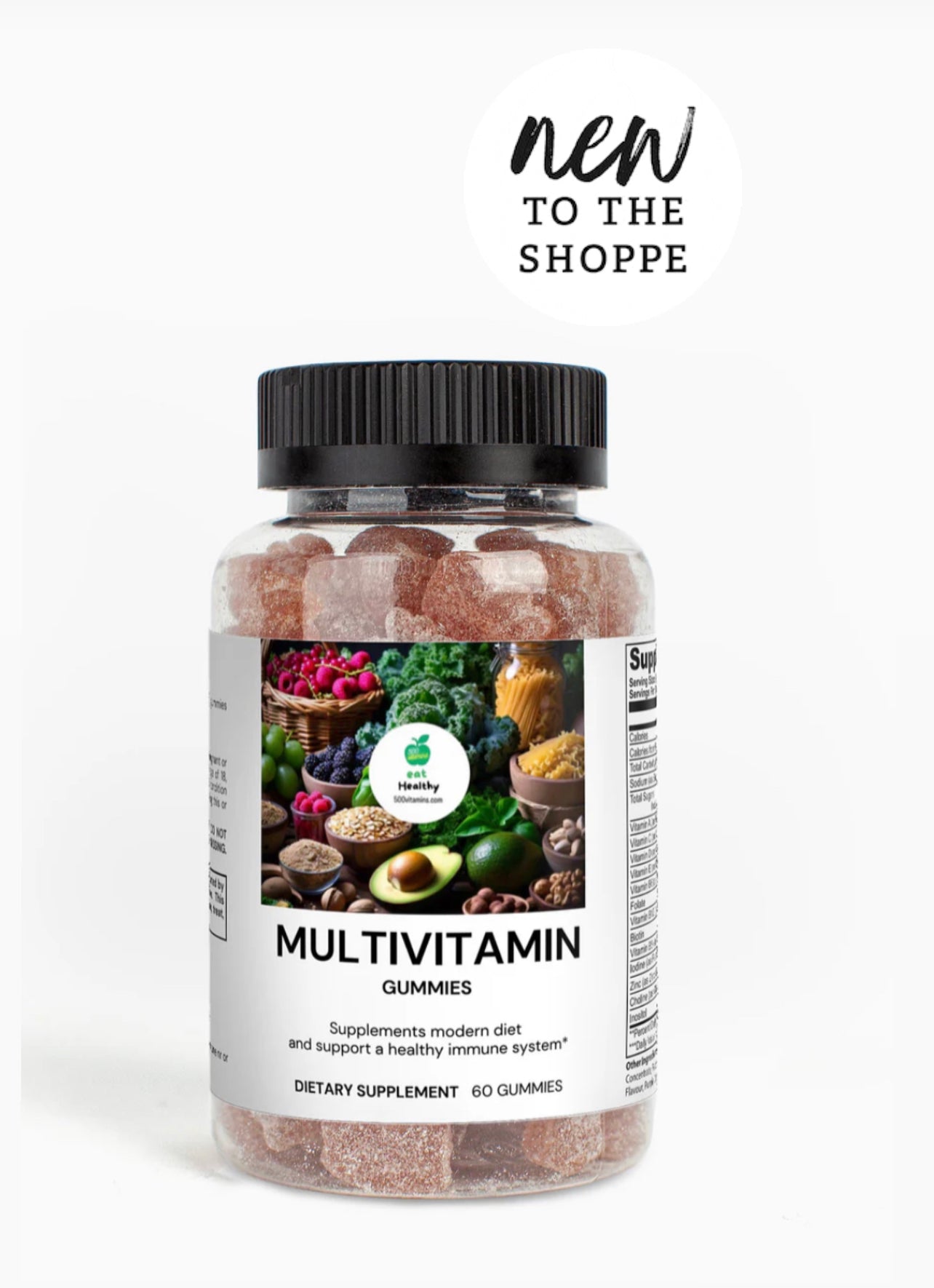 Multivitamin Bear Gummies, help enhance memory, heart health, boost immune system Adult)