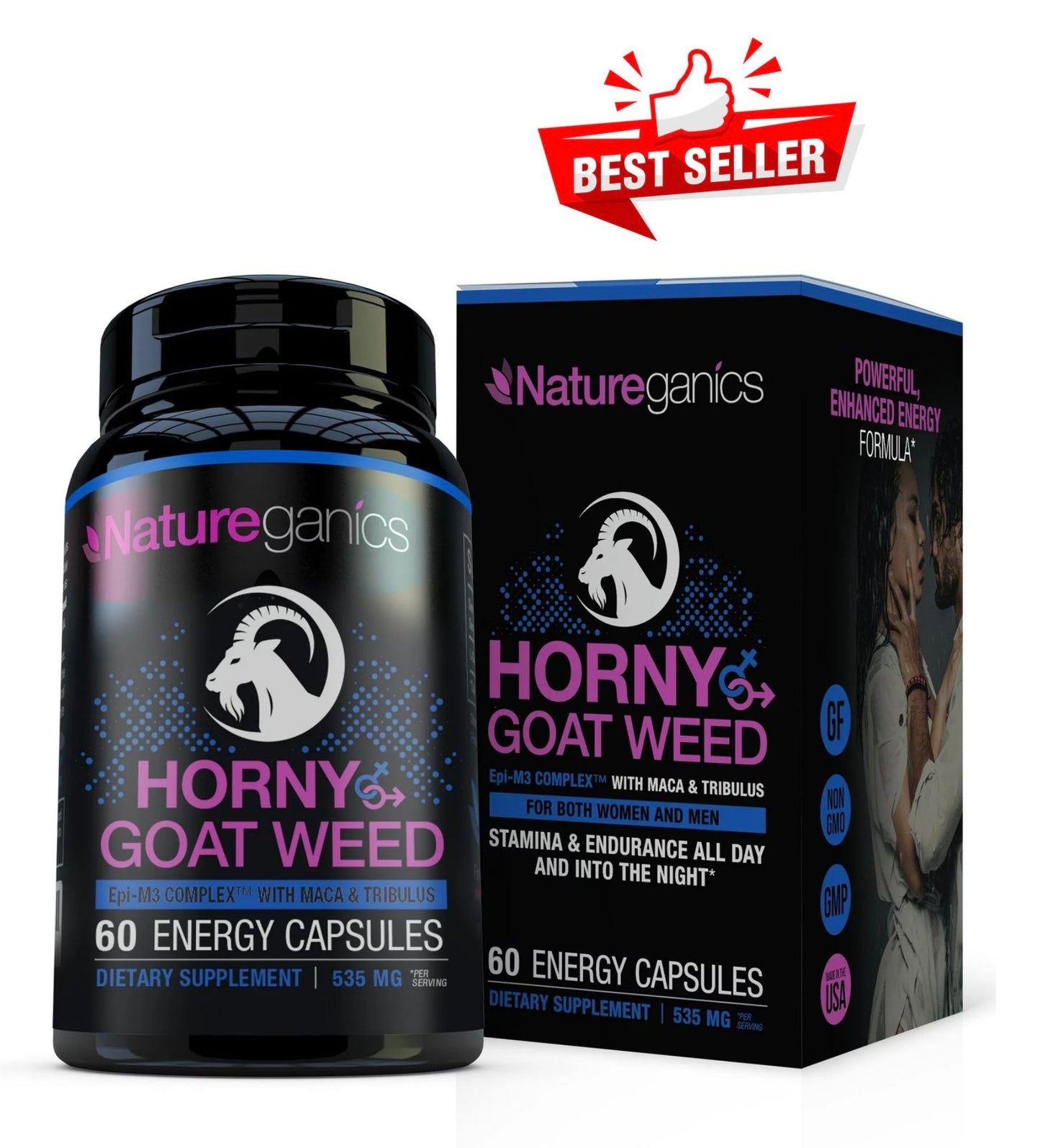 Horney Goat Weed, Women and Men's Performance Pills, Sexual Health Supplement