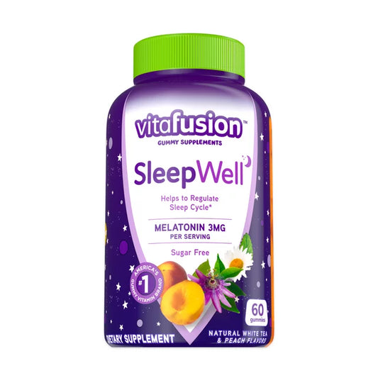 SleepWell Gummies White Tea with Passion Fruit 60 Gummies