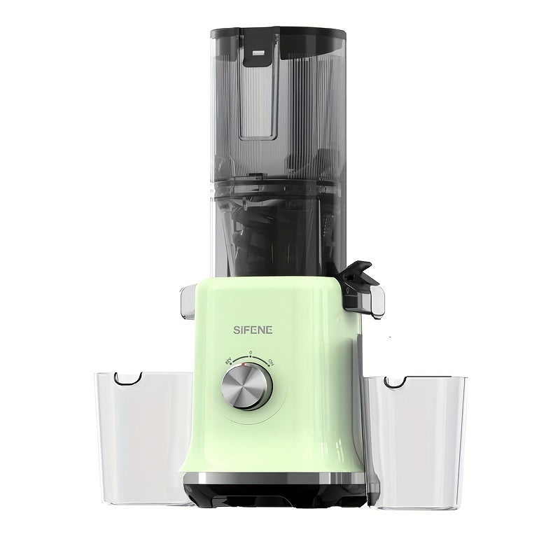 Whole Fruits Cold Press Juicer - 4.3 Inch (110mm) Wide Mouth, Slow Speed Crushing, Large Feeding Trough, Suitable for Vegetables and Fruit