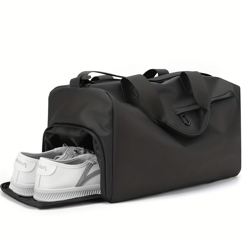 Waterproof, Casual Gym Bag with Shoe Compartment - Durable, Spacious, and Versatile Fitness and Weekend Travel Duffel Bag