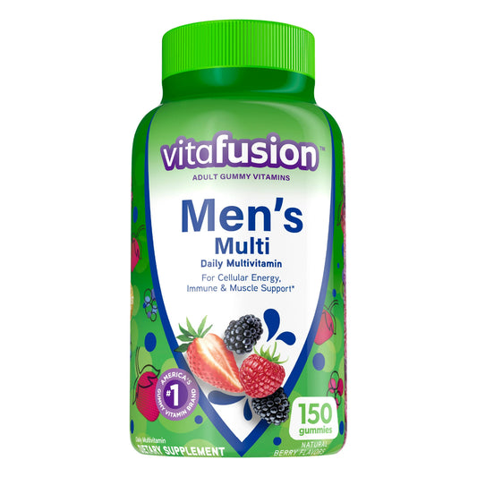 Very Good Gummy Vitamins for Men, Berry Flavored Daily Multivitamins for Men, 150 Count